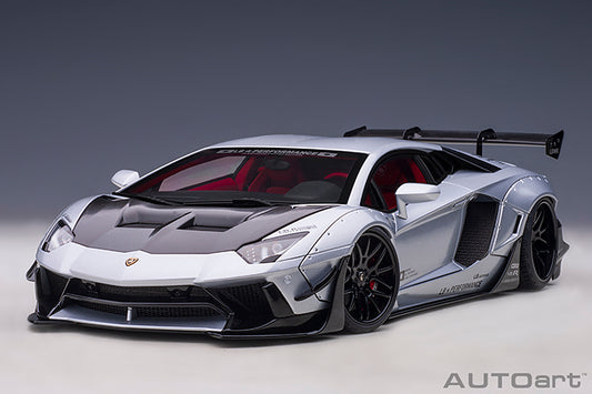 Liberty Walk LB-Works Lamborghini Aventador Matt Silver