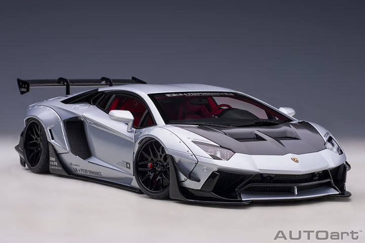 Liberty Walk LB-Works Lamborghini Aventador Matt Silver