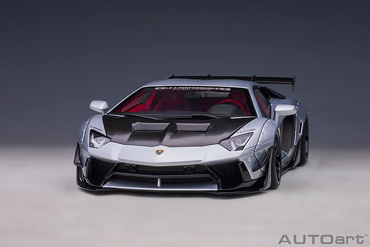 Liberty Walk LB-Works Lamborghini Aventador Matt Silver