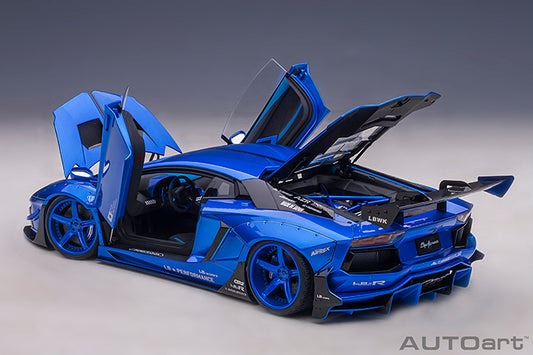 Liberty Walk LB-Works Lamborghini Aventador Hyper Blue