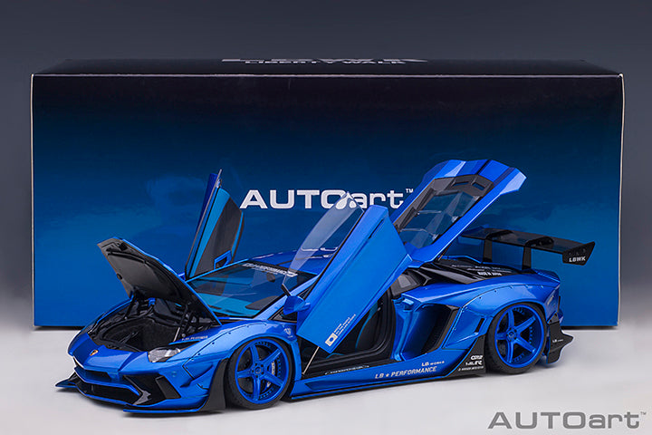 Liberty Walk LB-Works Lamborghini Aventador Hyper Blue