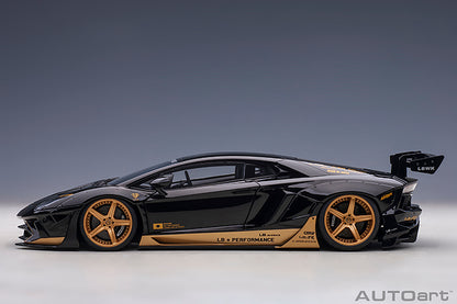 Liberty Walk LB-Works Aventador Gloss Black with Gold Accents