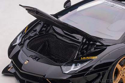 Liberty Walk LB-Works Aventador Gloss Black with Gold Accents