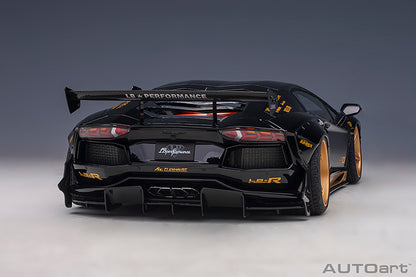 Liberty Walk LB-Works Aventador Gloss Black with Gold Accents