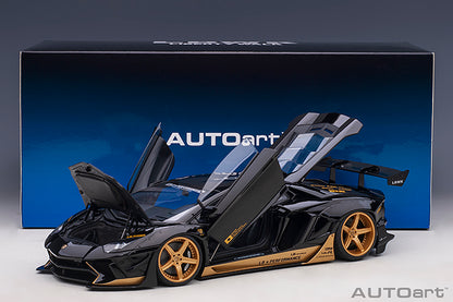 Liberty Walk LB-Works Aventador Gloss Black with Gold Accents