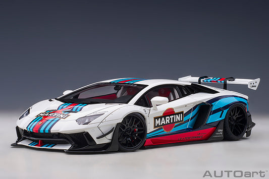 Liberty Walk LB-Works Lamborghini Aventador Martini Livery