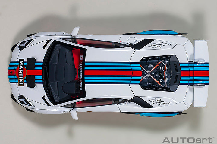 Liberty Walk LB-Works Lamborghini Aventador Martini Livery