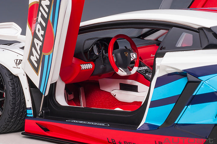Liberty Walk LB-Works Lamborghini Aventador Martini Livery