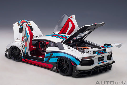 Liberty Walk LB-Works Lamborghini Aventador Martini Livery