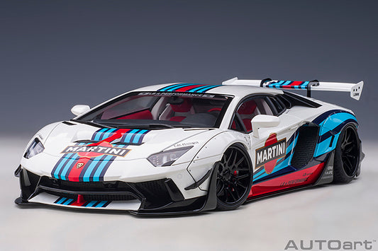 Liberty Walk LB-Works Lamborghini Aventador Martini Livery
