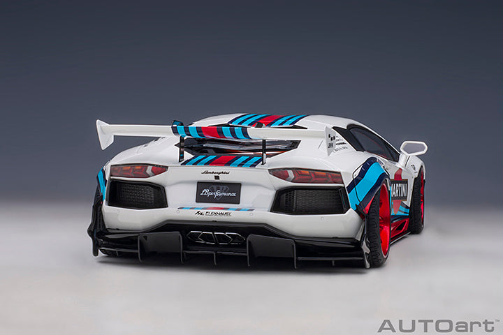 Liberty Walk LB-Works Lamborghini Aventador Martini Livery