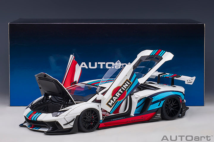 Liberty Walk LB-Works Lamborghini Aventador Martini Livery