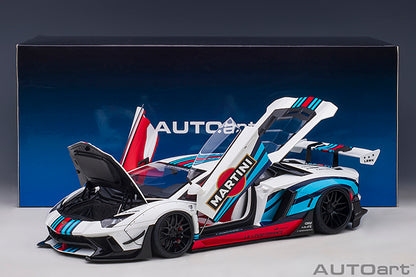 Liberty Walk LB-Works Lamborghini Aventador Martini Livery