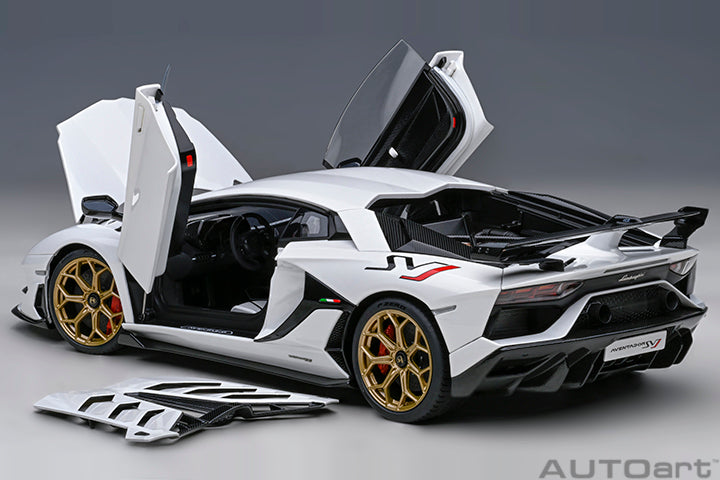 Lamborghini Aventador SVJ Bianco Asopo