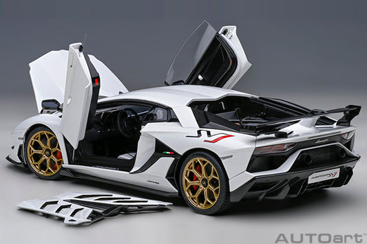 Lamborghini Aventador SVJ Bianco Asopo