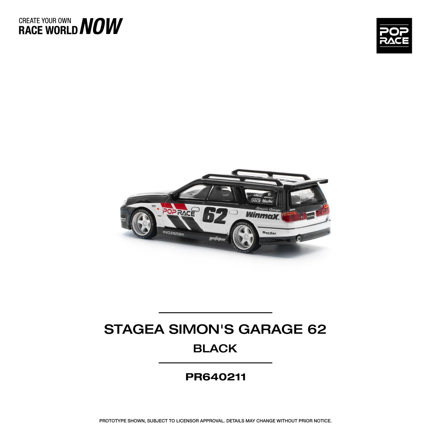 Nissan Stagea Simon's Garage #62 Black