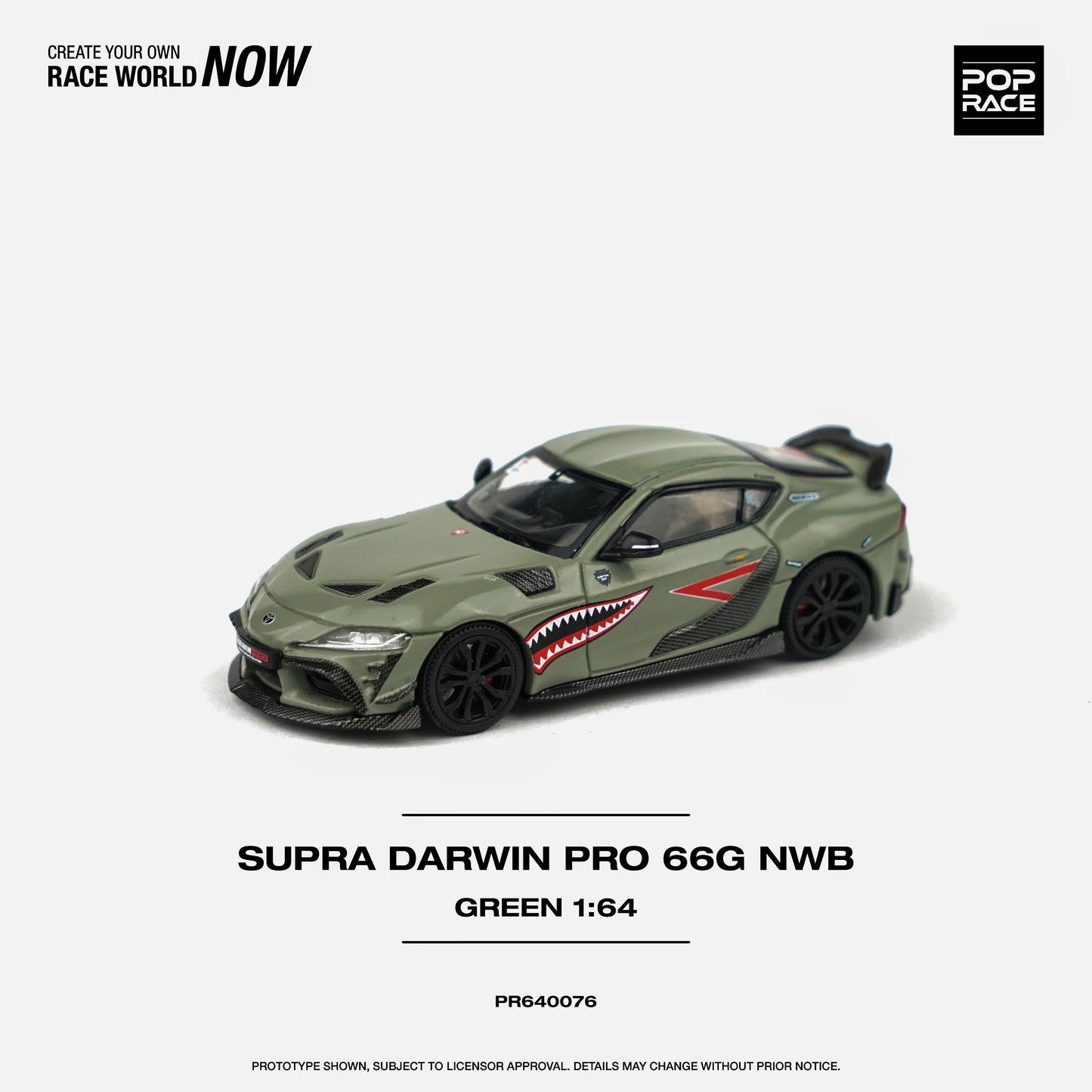 Toyota Supra A90 Darwin Pro 66G NWB Green