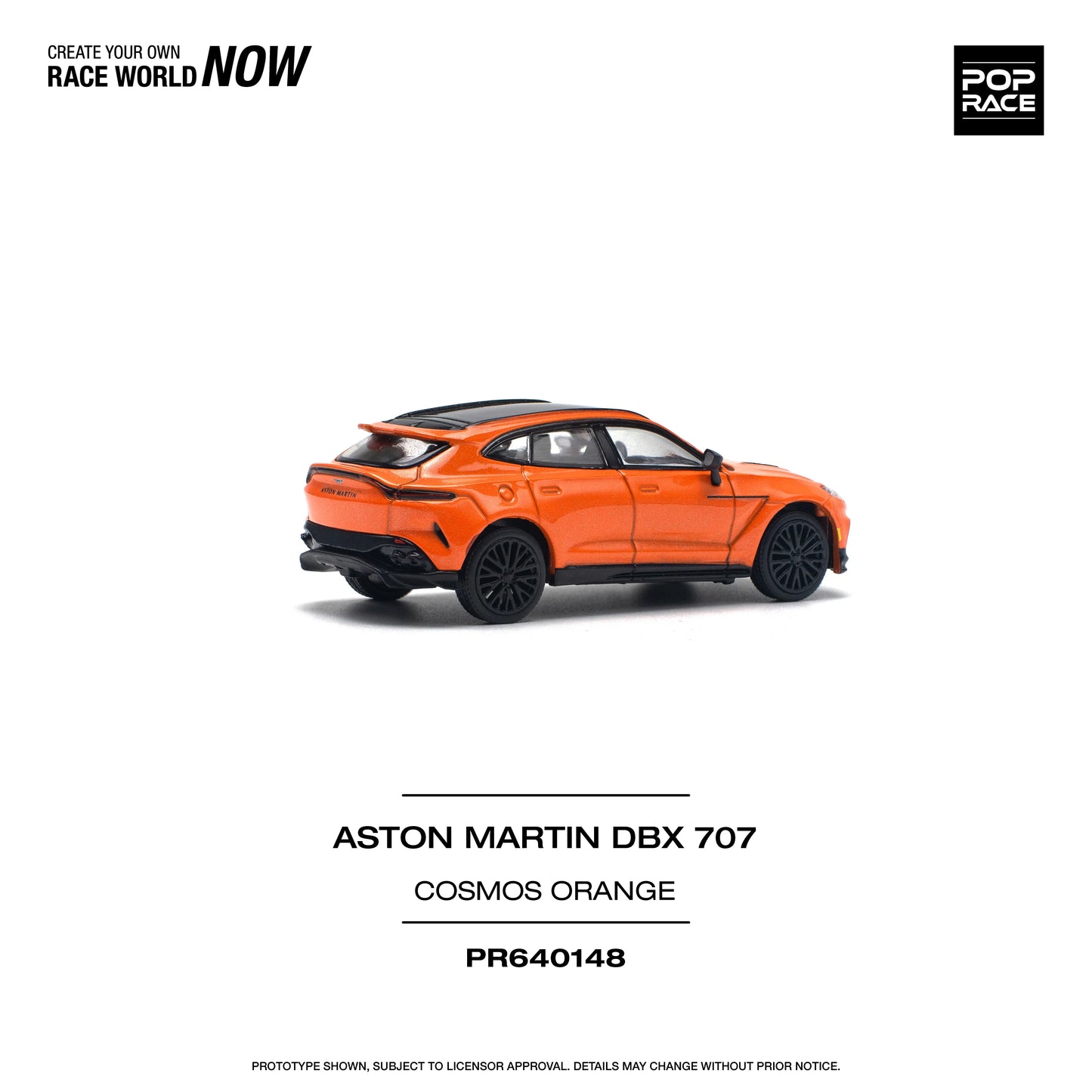Aston Martin DBX 707 Cosmos Orange
