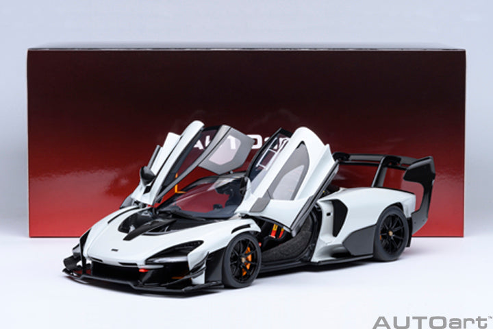 McLaren Senna GTR Silica White