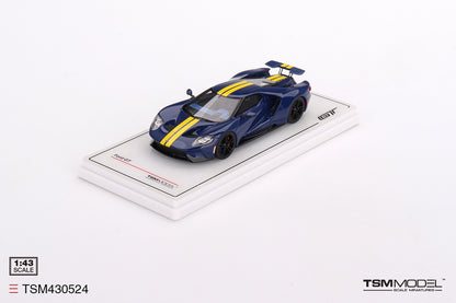 Ford GT Sunoco Blue with Yellow Stripe