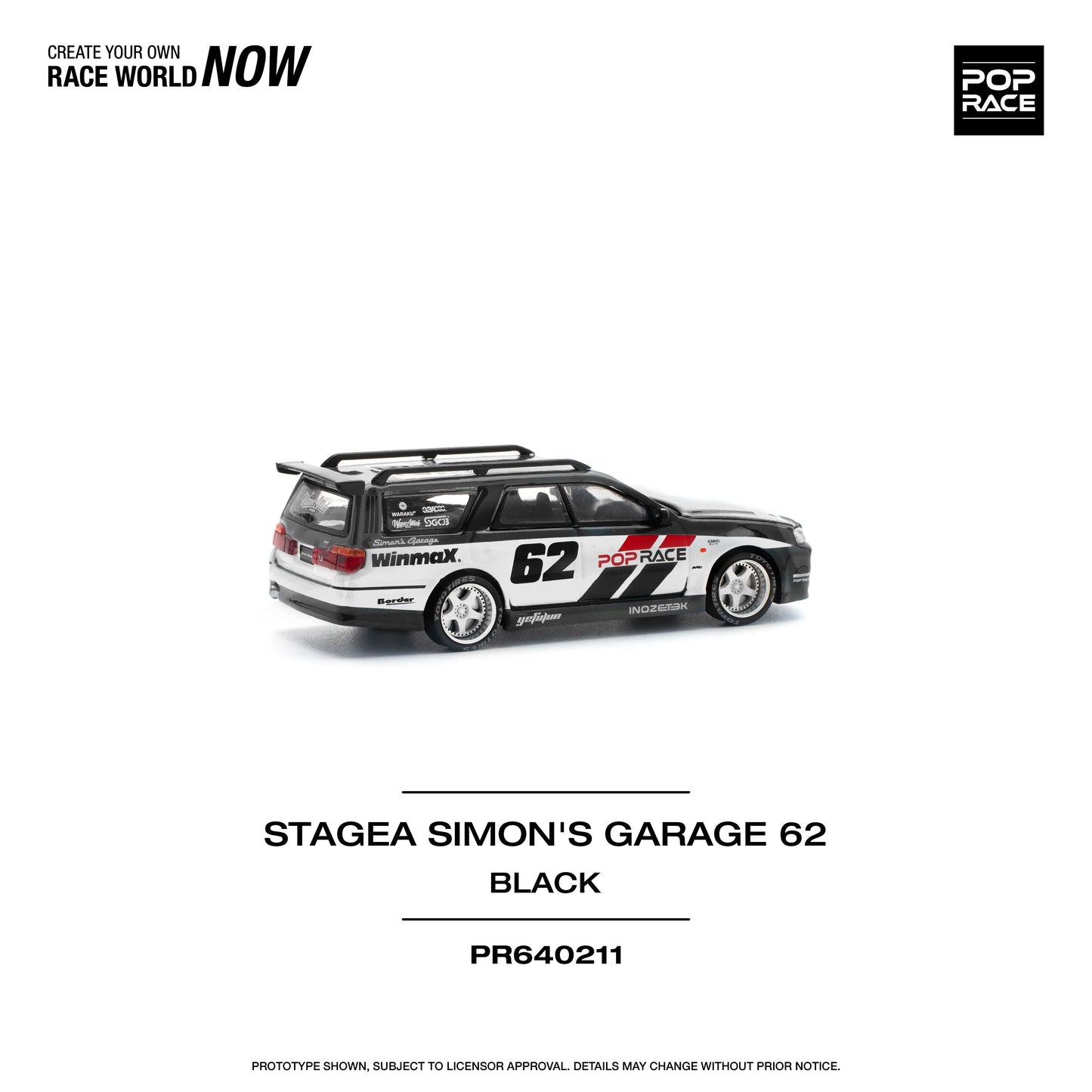 Nissan Stagea Simon's Garage #62 Black