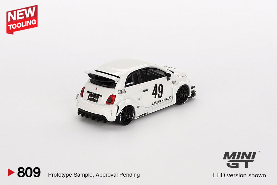 LB-Works x Abas Works Abarth 595 Gara White