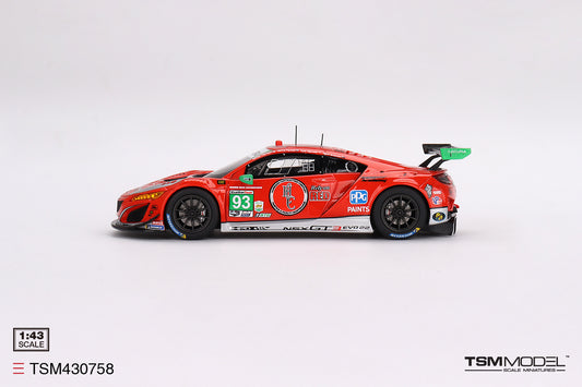 Acura NSX GT3 Evo22 No.93 Racers Edge Motorsports W/Weathers IMSA