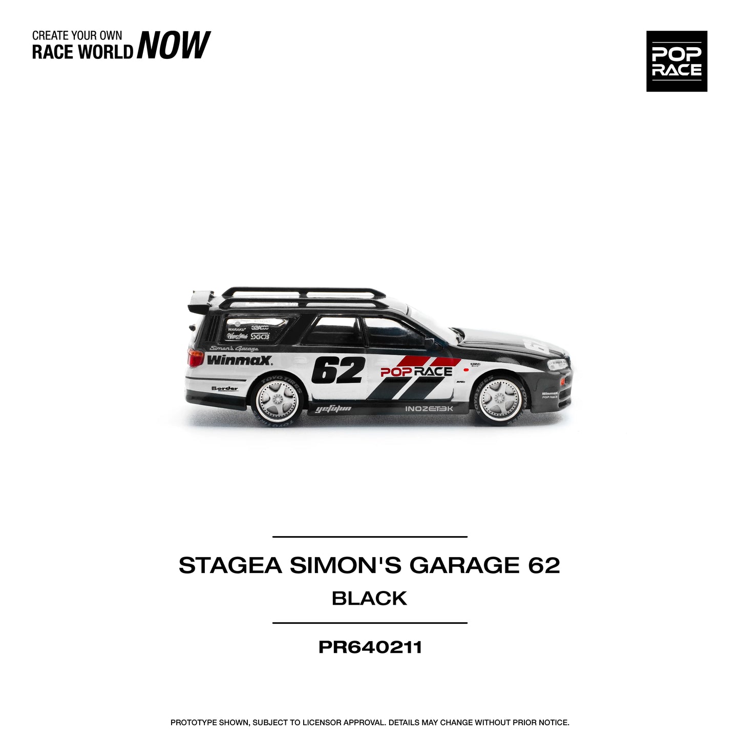 Nissan Stagea Simon's Garage #62 Black