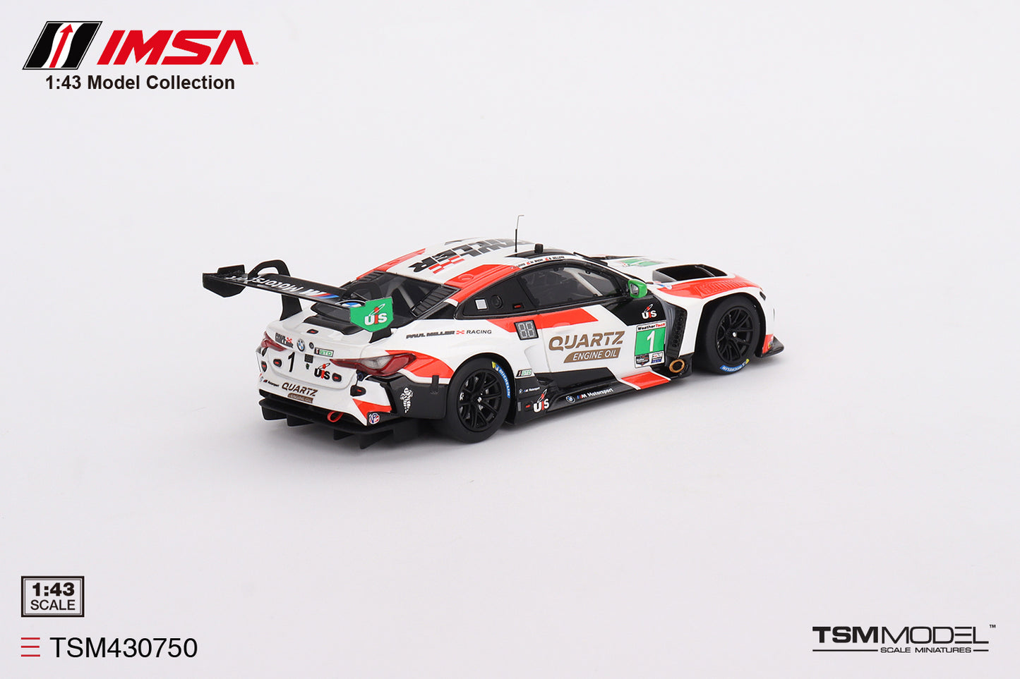 BMW M4 GT3 No.1 Paul Miller Racing IMSA 2023 Sebring 12 Hours