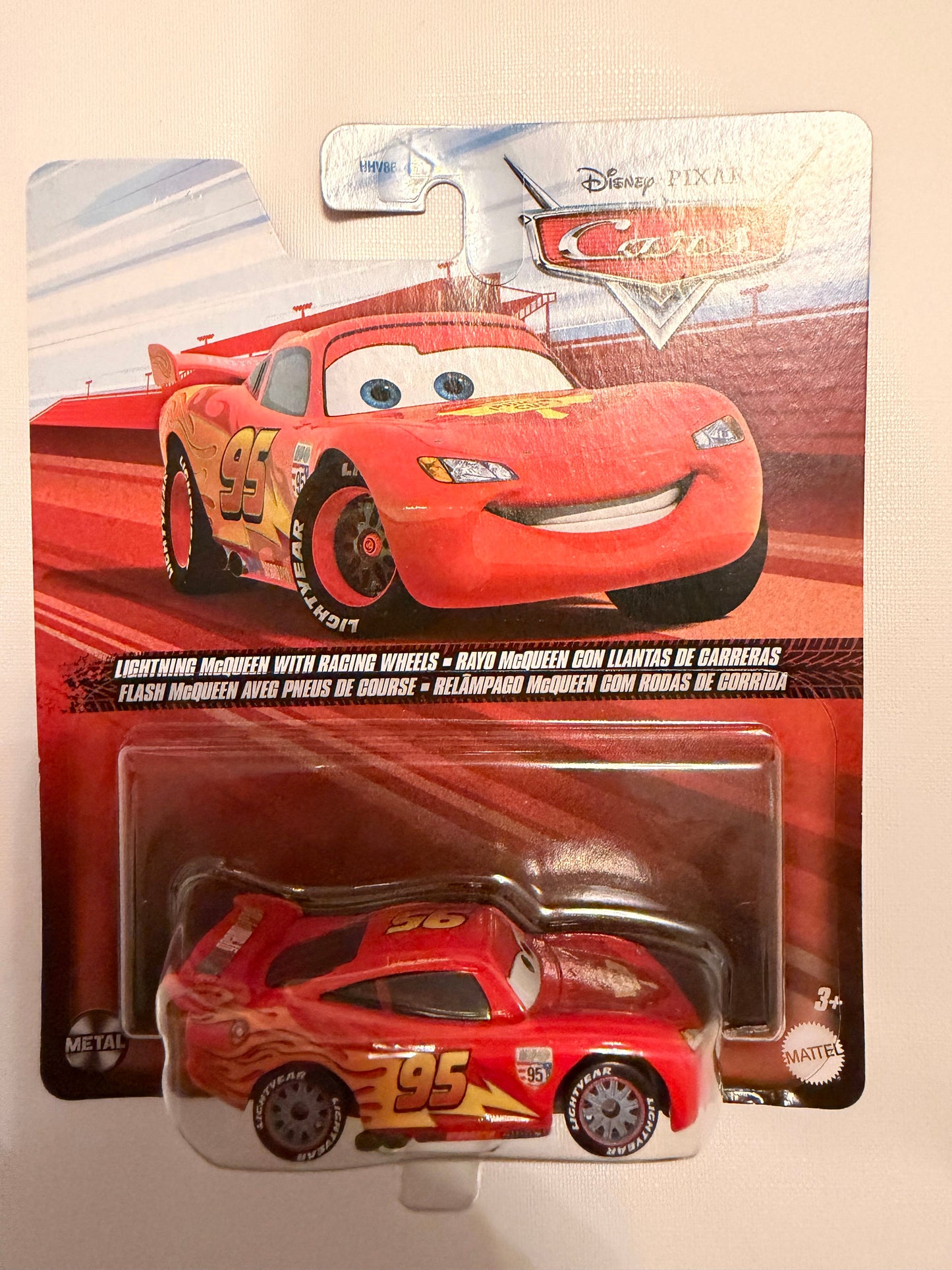 Lightning McQueen with Racing Wheels