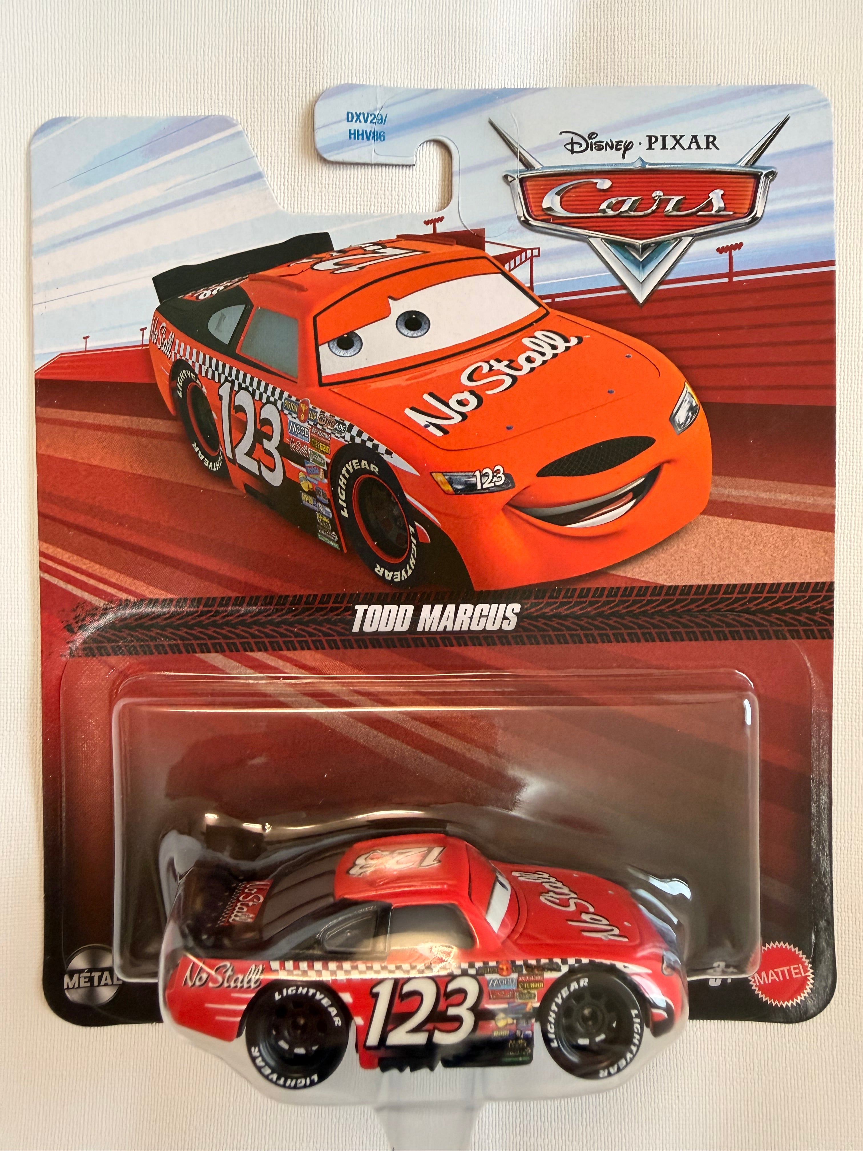 Todd Marcus Disney Pixar Cars Character Diecast 1:55 Official Mattel ...