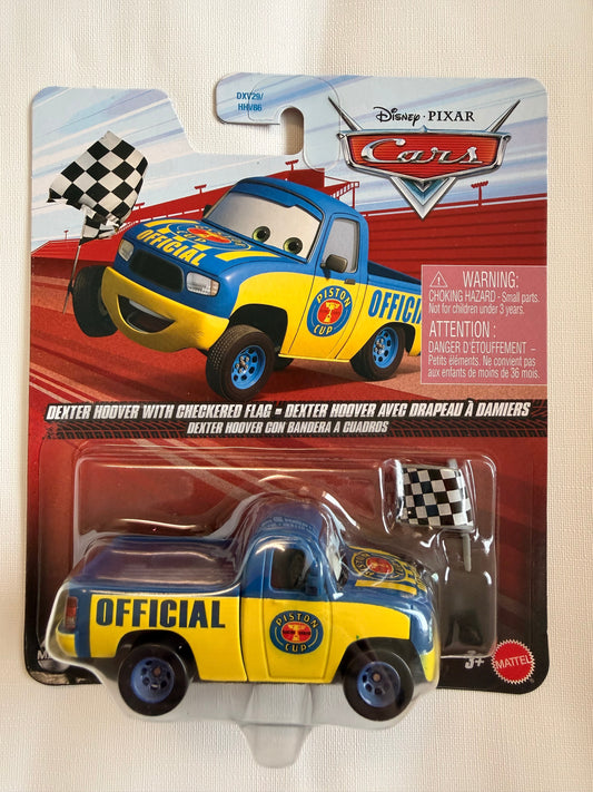 Dexter Hoover with Checkered Flag