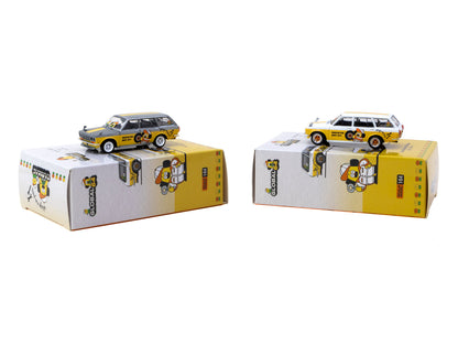 Datsun Bluebird 510 White/Yellow Ohige No Pon