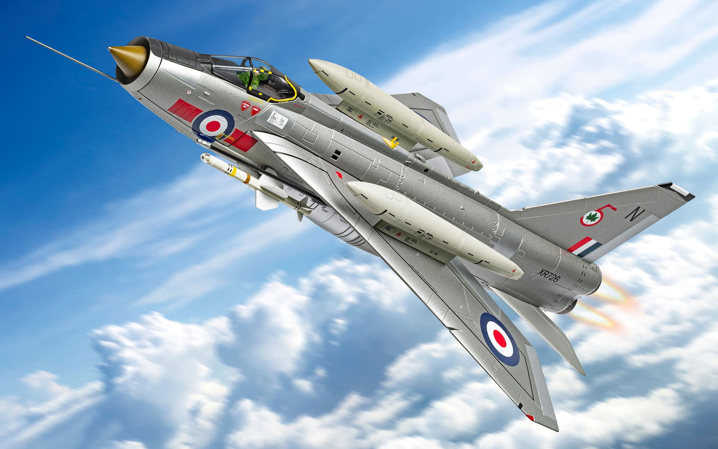 English Electric Lightning F.6 XR726/N RAF No.5 Squadron Binbrook Wing