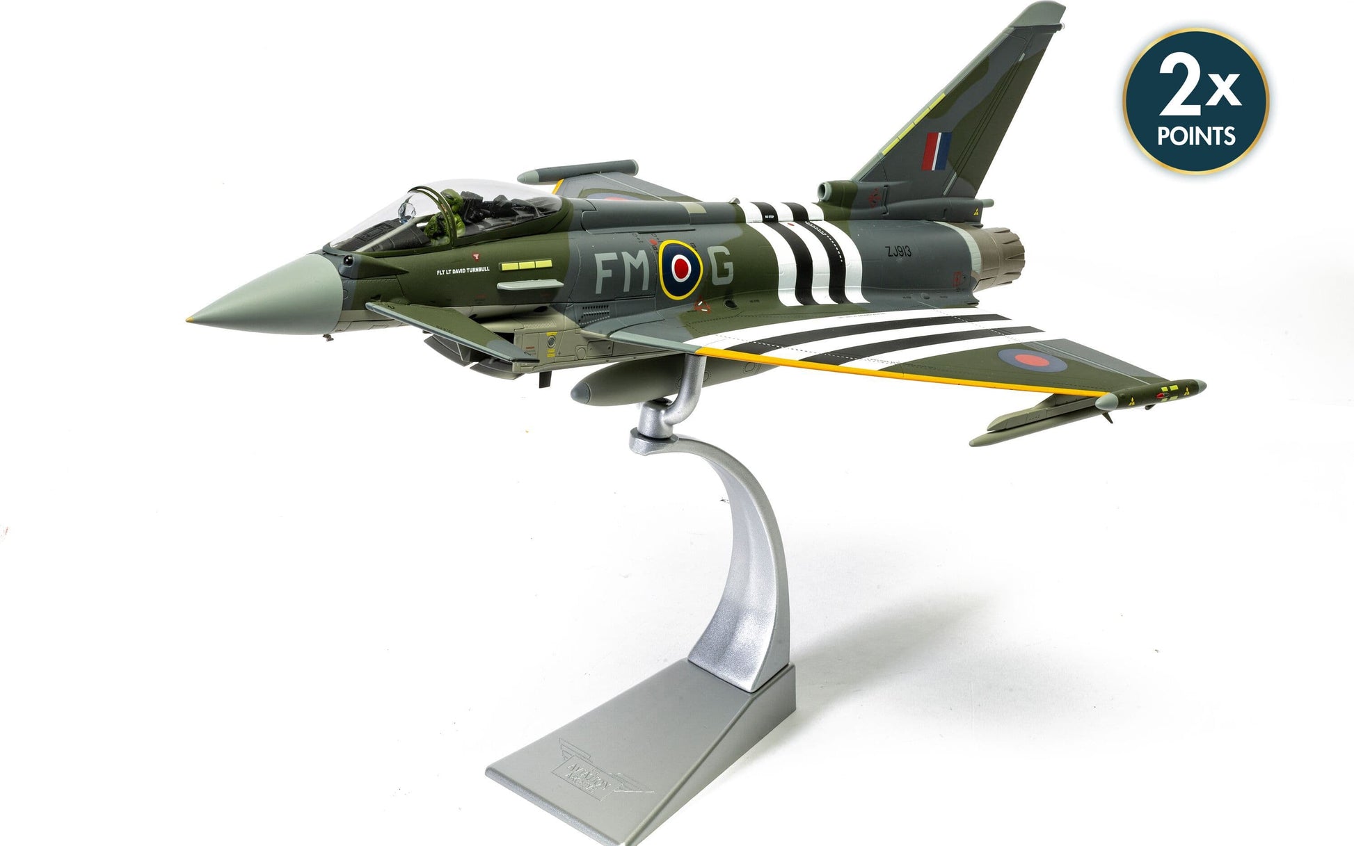 Eurofighter Typhoon FGR4 ZJ913 FM-G Flt Lt David Turnbull RAF No.29 Squadron