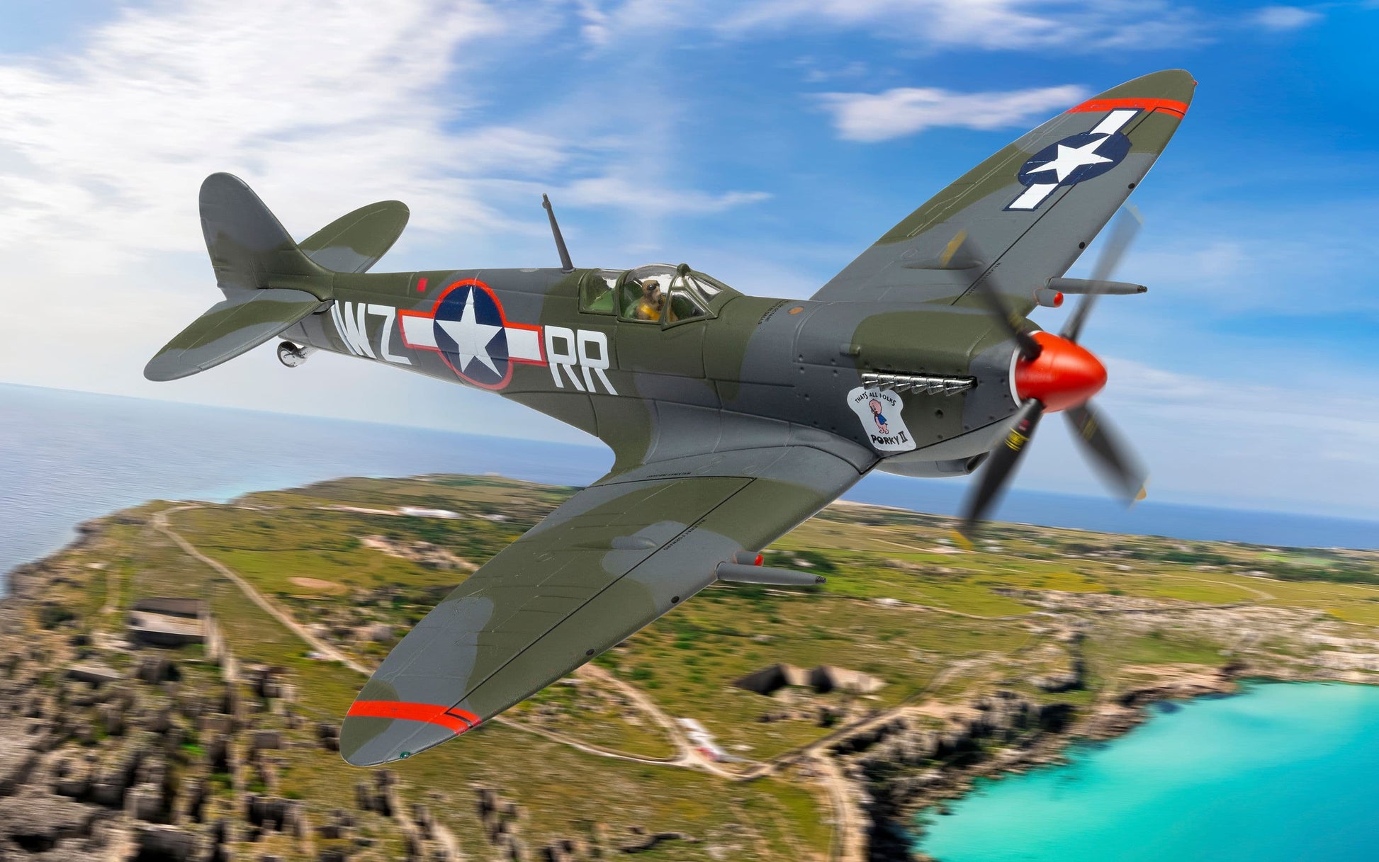 Supermarine Spitfire Mk.IXc No.MH656 WZ-RR Porky II, 309th Fighter Squadron