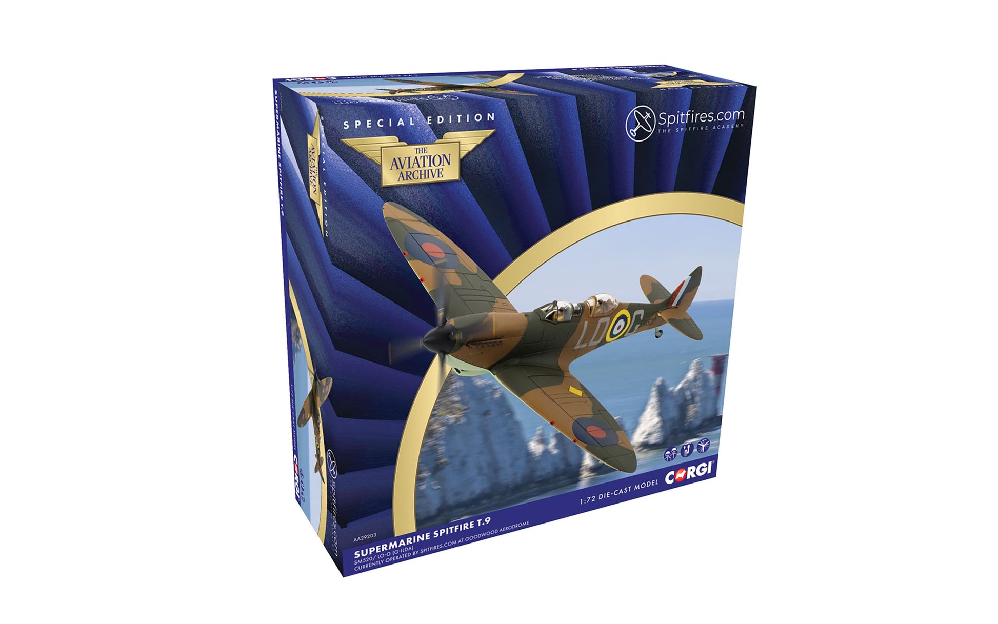 Supermarine Spitfire T9 SM520 G-ILDA RAF No.602 Squadron