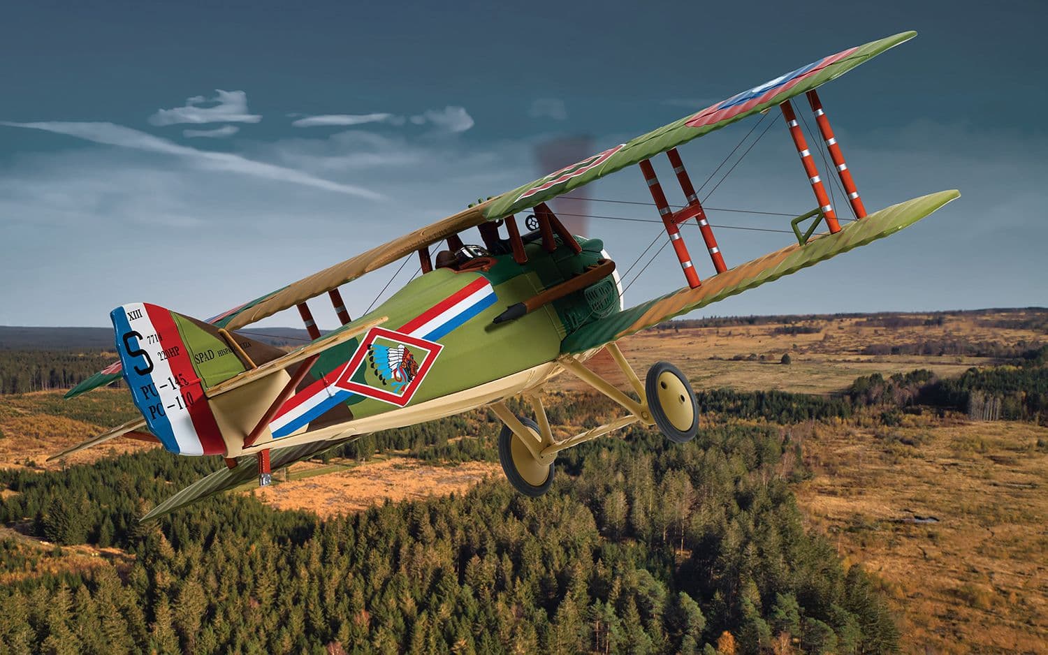 SPAD S.XIII No.S.7714 Captain Robert Soubiran, 103rd Aero Squadron, USAS