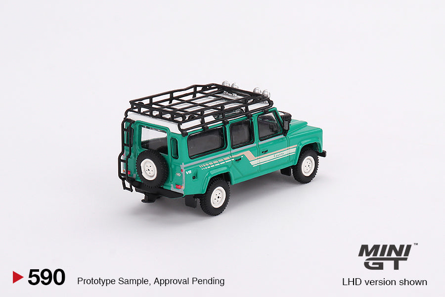 Land Rover Defender 110 1985 County Station Wagon Trident Green