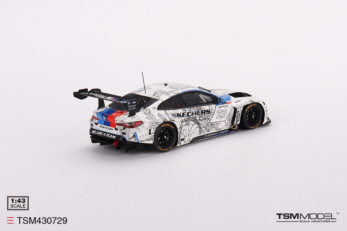 BMW M4 GT3 No.23 BMW M Team WRT Test Livery