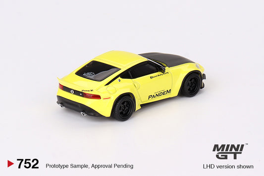 Nissan Z Pandem Ikazuchi Yellow