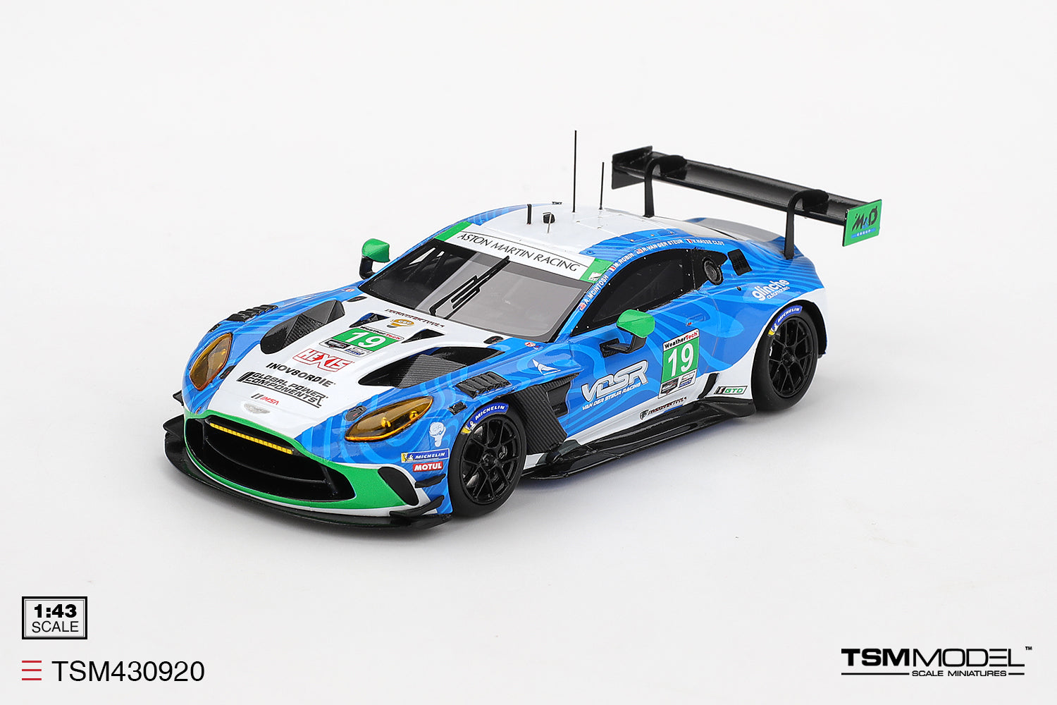 Aston Martin Vantage GT3 Evo No.19 Van Der Steur Racing 2025 IMSA Daytona 24 Hrs