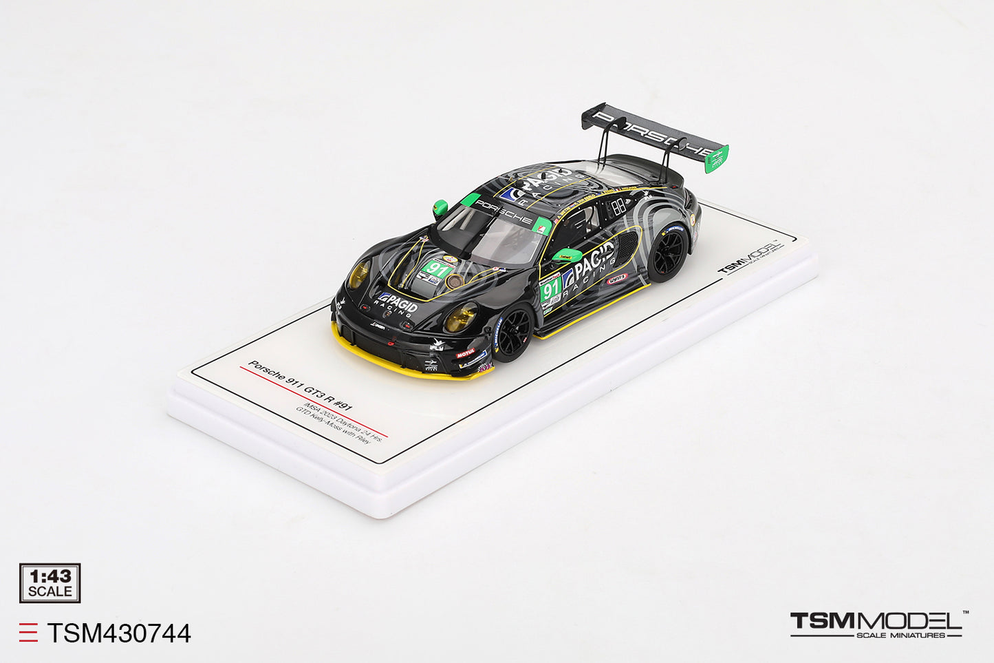 Porsche 911 GT3 R No.91 Gtd Kelly-moss With Riley 2023 IMSA Daytona 24 Hrs