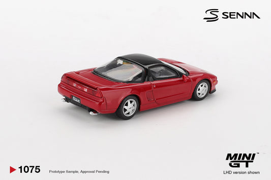 Honda NS-X Prototype Midship Sports 1989 Ayrton Senna with Figure