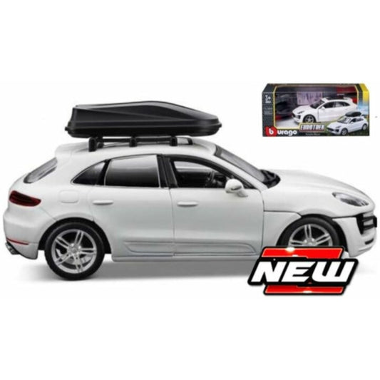 Porsche Macan White with Cargo Box