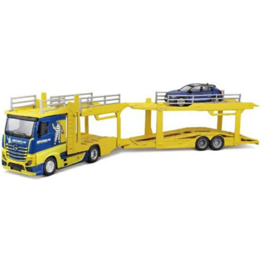 Mercedes-Benz Actros 2545 Multicar Carrier with Volkswagen T-Roc Michelin