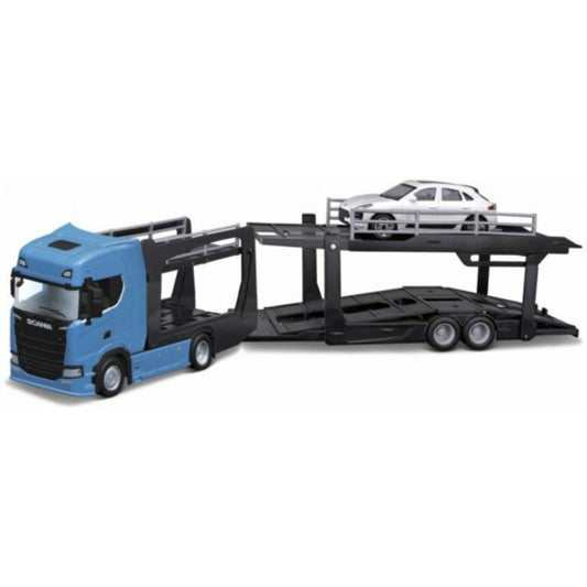 Scania S730 Highline Cab Car Carrier with Porsche Macan