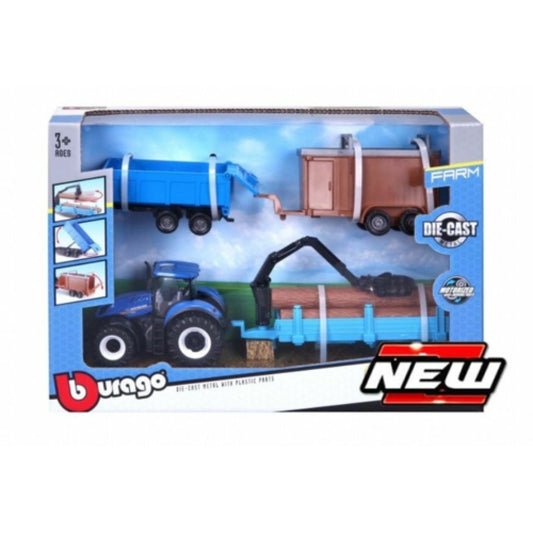 New Holland T7.315 with Motorized Tipping Trailer