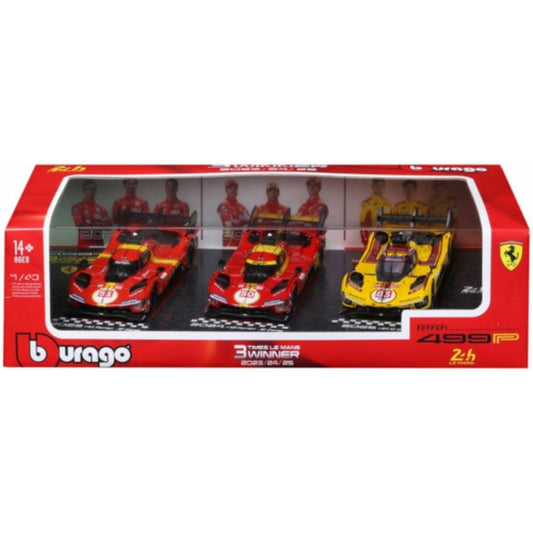 Ferrari 499P AF Corse Le Mans Winners Set No.83, No.50, No.51