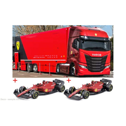 Ferrari Iveco S-Way 570 Racing Transporter with 2 Cars